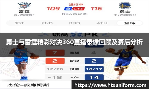 勇士与雷霆精彩对决360直播录像回顾及赛后分析